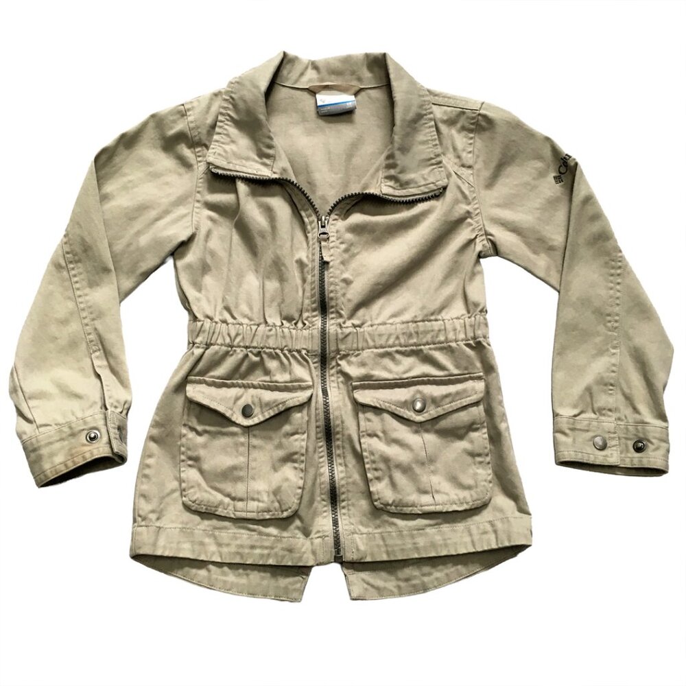 Columbia sportswear Company girls jacket gray/white size XS (6-7)